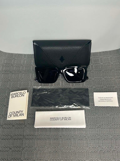 Marcelo Burlon County of Milan CERIO18 Okulary Przeciwsłoneczne Black