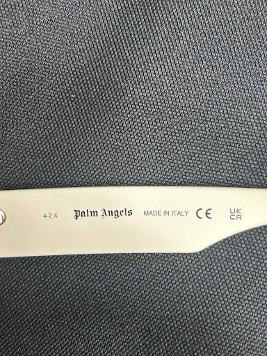 Palm Angels PERI099 – Okulary Przeciwsłoneczne Białe Cat-Eye (Made in Italy)