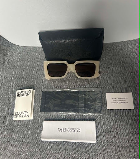 Marcelo Burlon County of Milan CERIO18 Okulary Przeciwsłoneczne White