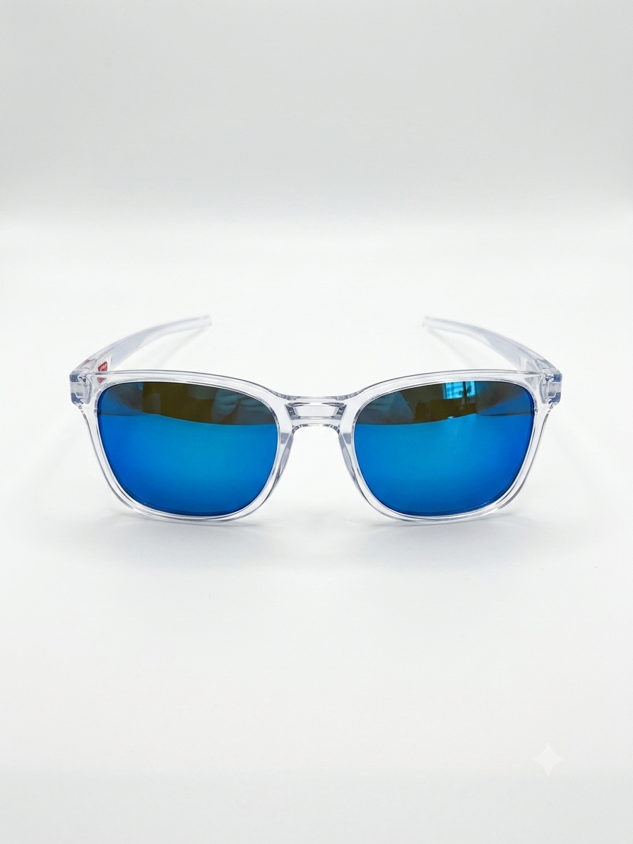 Oakley OO9018-0255 Okulary Przeciwsłoneczne Crystal Clear / Blue