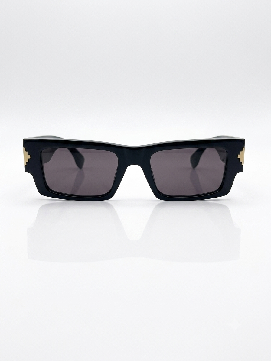 Marcelo Burlon County of Milan Okulary Przeciwsłoneczne Square Black