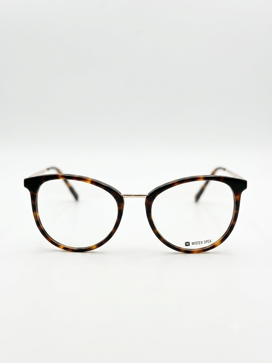 Mister Spex – Oprawki korekcyjne okrągłe Tortoise (szylkret)