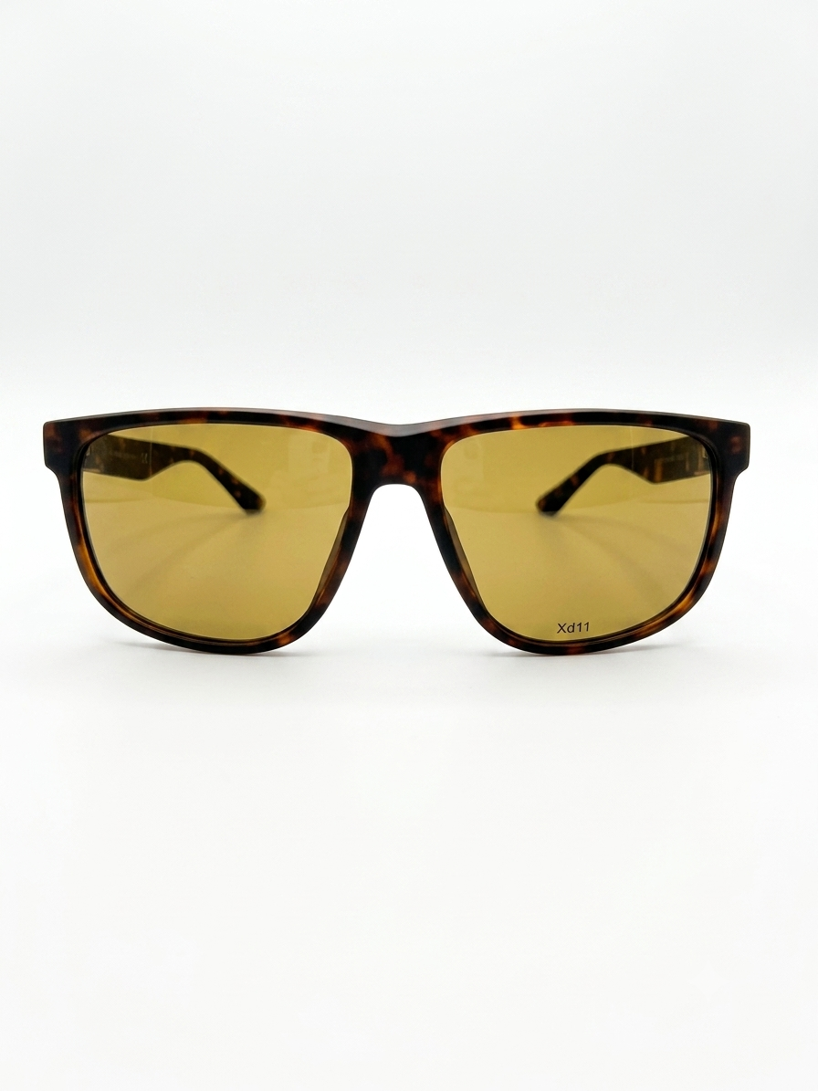 Puma – Okulary przeciwsłoneczne Wayfarer Tortoise