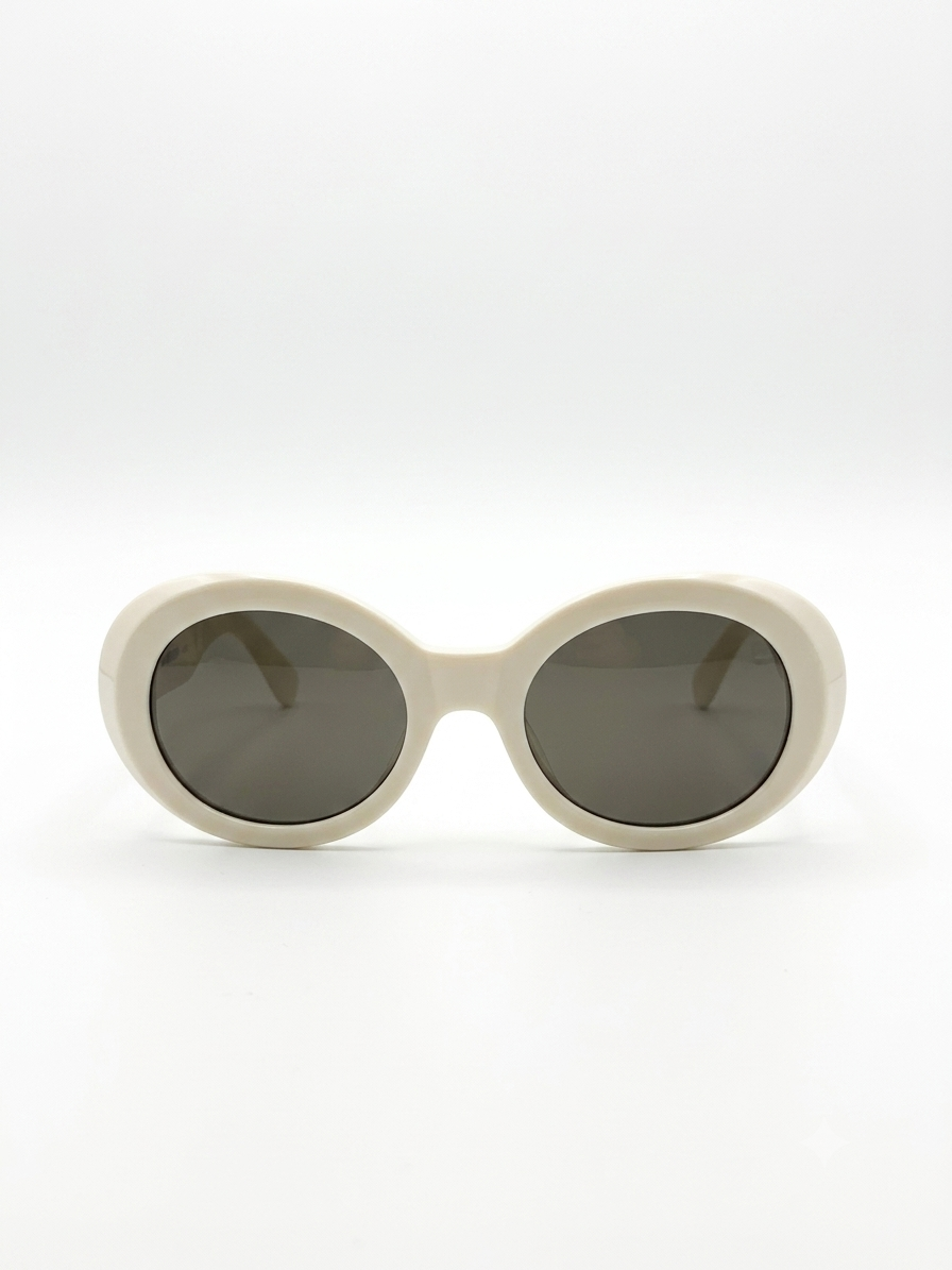 AMBUSH® KURT Okulary Przeciwsłoneczne Ivory White