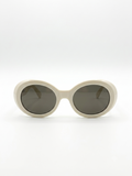 AMBUSH® KURT Okulary Przeciwsłoneczne Ivory White