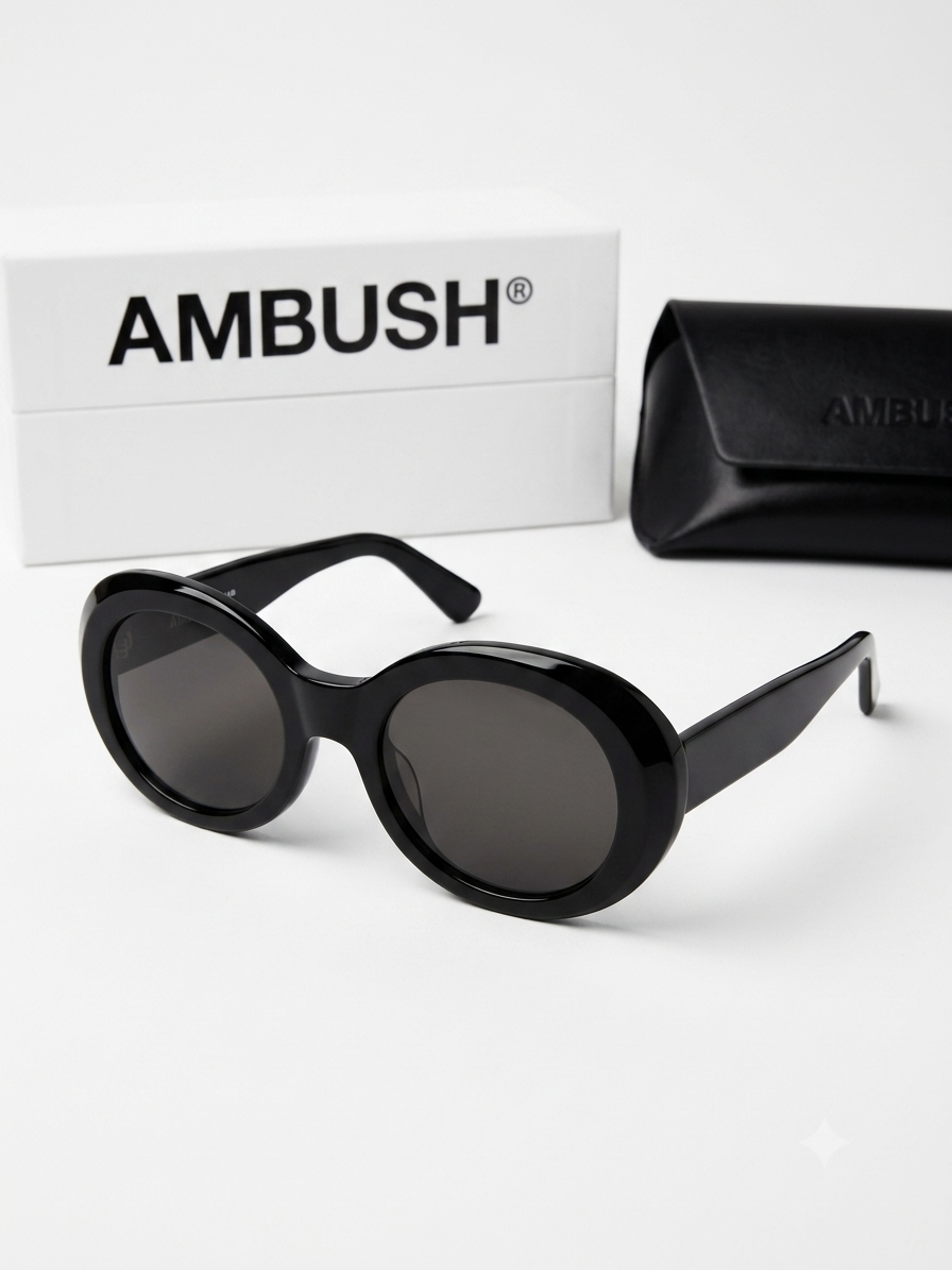AMBUSH® KURT Okulary Przeciwsłoneczne Black
