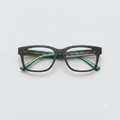Gucci GG1303O – Oprawki Korekcyjne Czarno-Zielone (Made in Japan)