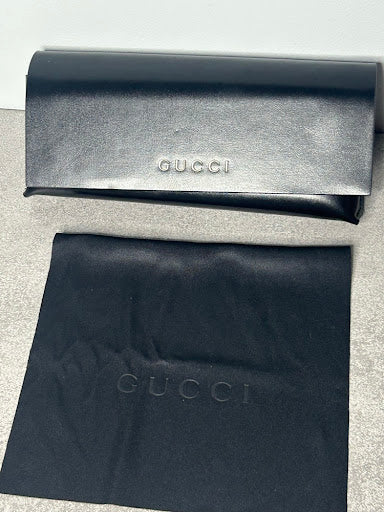 Gucci GG0958O – Bordowe Oprawki Optyczne Cat-Eye ze Złotym GG