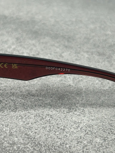 Gucci GG0958O – Bordowe Oprawki Optyczne Cat-Eye ze Złotym GG