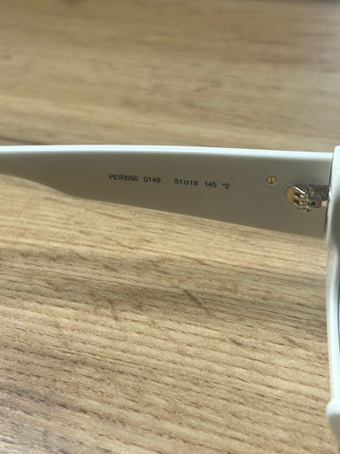 Palm Angels PERI056 – Kremowe Okulary Przeciwsłoneczne z Logo Palmy