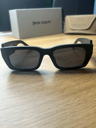 Palm Angels PERI008 – Czarne Okulary Przeciwsłoneczne Wayfarer