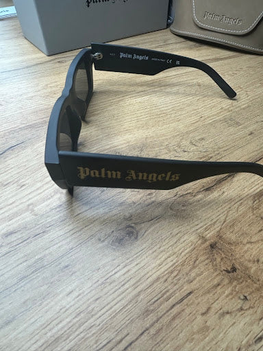 Palm Angels PERI008 – Czarne Okulary Przeciwsłoneczne Wayfarer