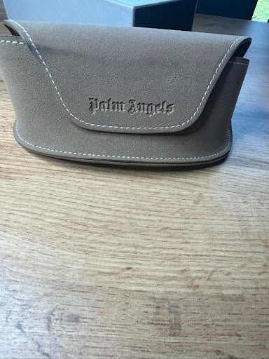 Palm Angels Angels Okulary Przeciwsłoneczne Black Gold