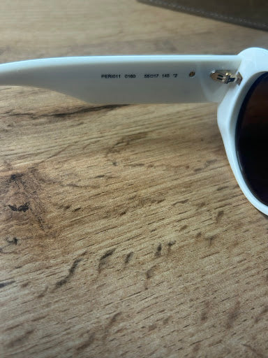 Palm Angels PERI011 Okulary Przeciwsłoneczne White