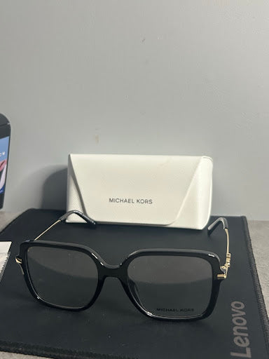 Okulary Michael Kors 3005 (53-17-140) – czarna kwadratowa oprawa