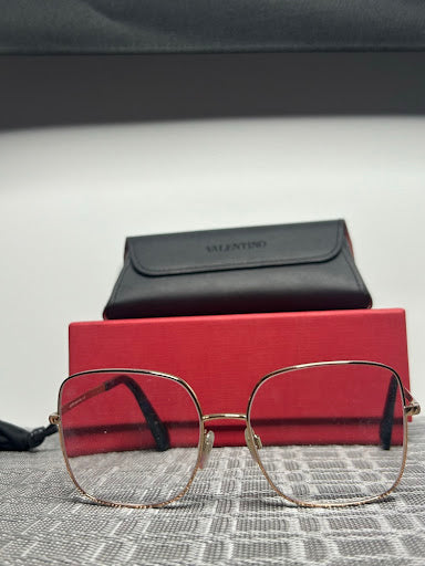 Okulary korekcyjne Valentino VA1024 3004 (54-16-140) – złota oprawa