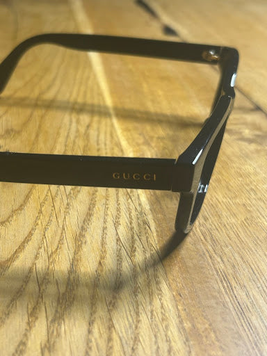 Gucci Oprawki Optyczne Czarne Prostokątne