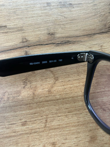Ray-Ban RB4340V 2000 Wayfarer Oprawki Optyczne Czarne