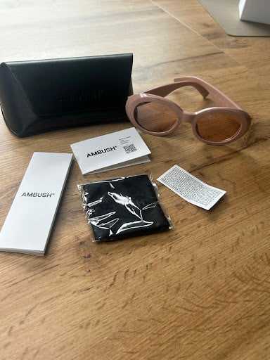 AMBUSH® KURT BBERI091 E102 Okulary Przeciwsłoneczne Nude