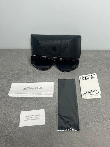 Marcelo Burlon County of Milan CERI005 2945 Okulary Przeciwsłoneczne Tortoise
