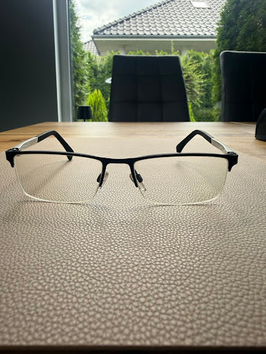 Emporio Armani – Oprawki korekcyjne Half-Rim (czarne)