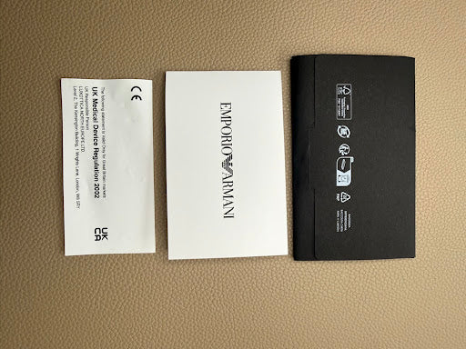 Emporio Armani – Oprawki korekcyjne Half-Rim (czarne)