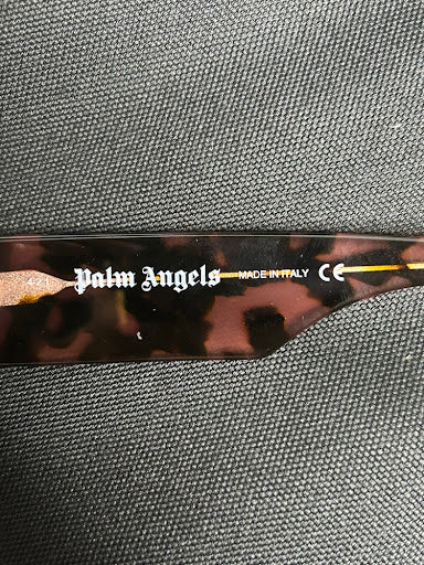 Palm Angels PERI006 - logo na zausznikach Made in Italy