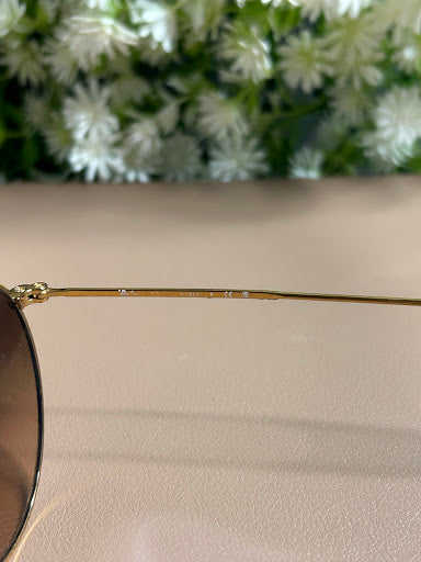 Ray-Ban Round Metal - zausznik z logo Ray-Ban